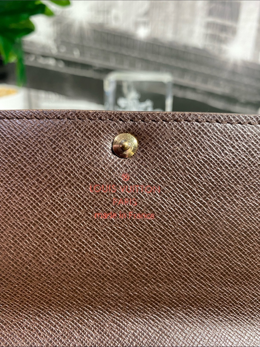 Authentic Louis Vuitton Damier Long Sarah Wallet - Picture 9 of 16